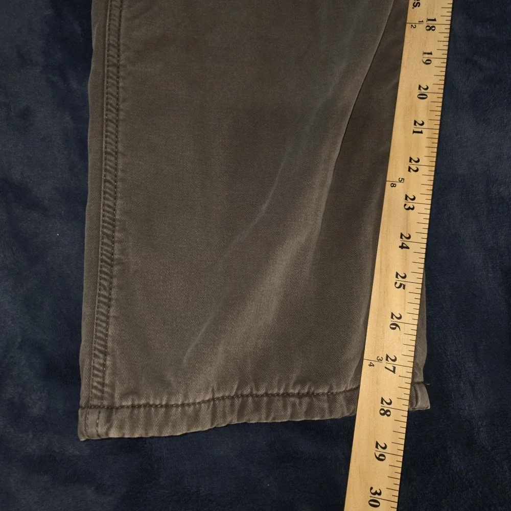 Wrangler Authentics Men's 36‎ X 30 (36x28) Fleece Lined Gray Cargo Pants